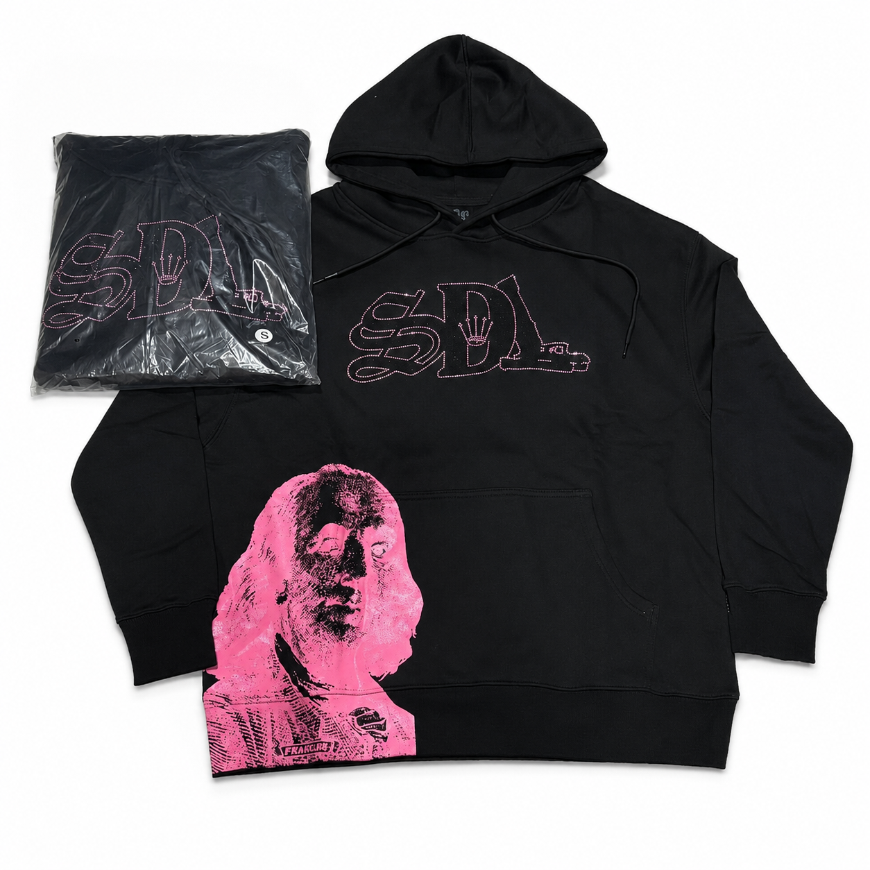SDL studded hoodie