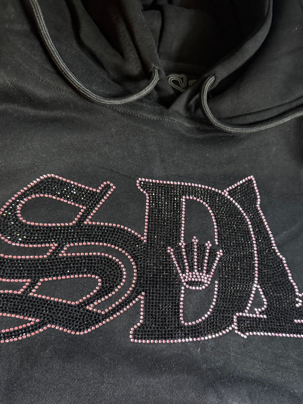 SDL studded hoodie
